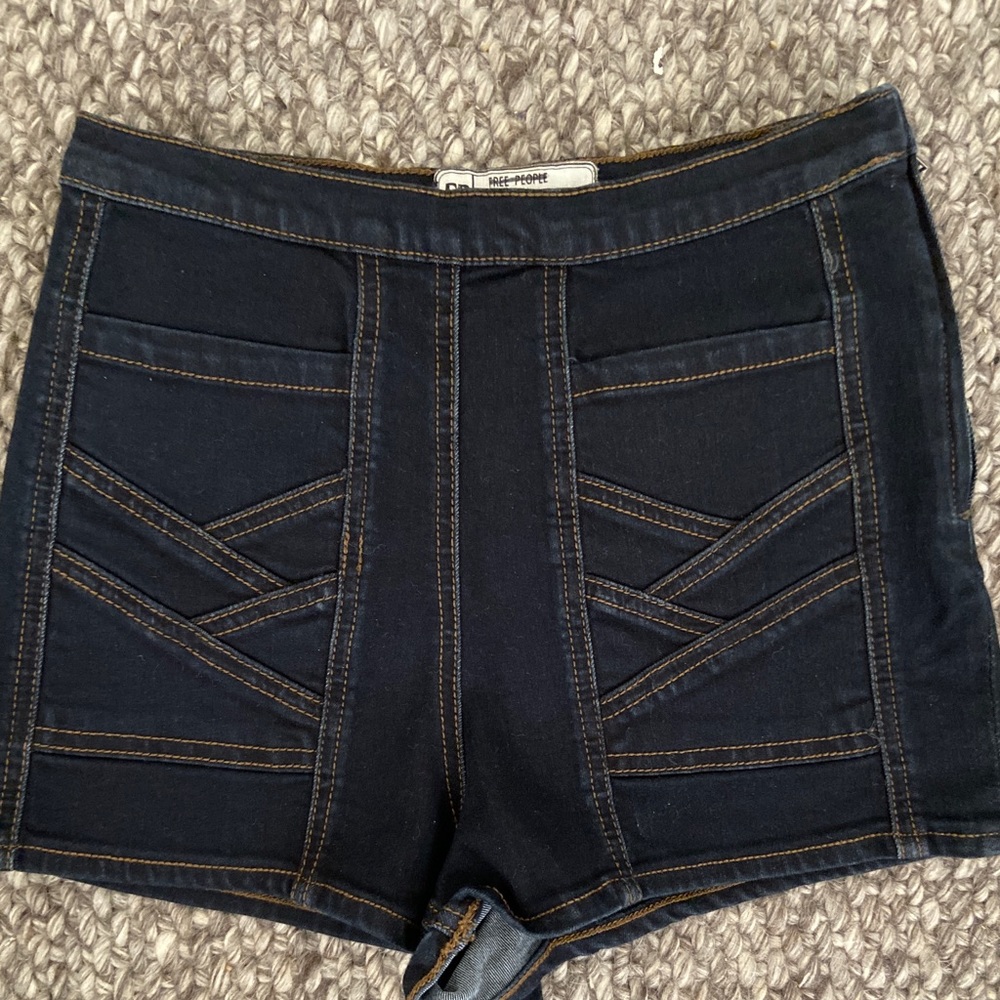 Denim shorts